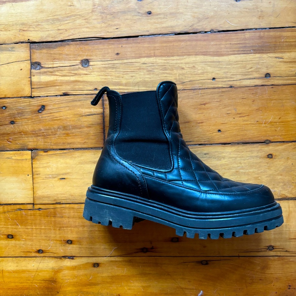 Pollini combat boots - black